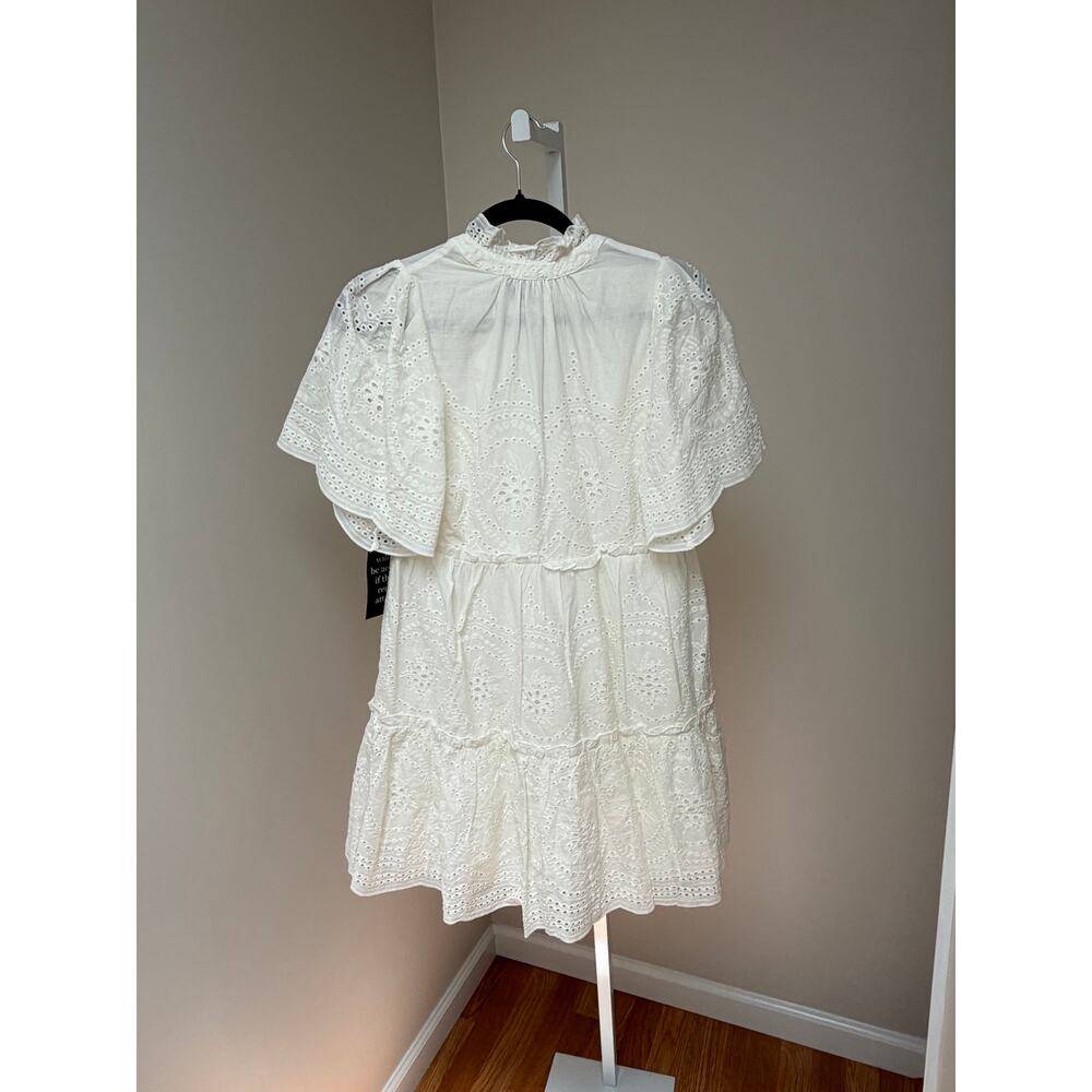 NEW Tuckernuck White Eyelet Crawford Dress Size XXS - Picture 7 of 8